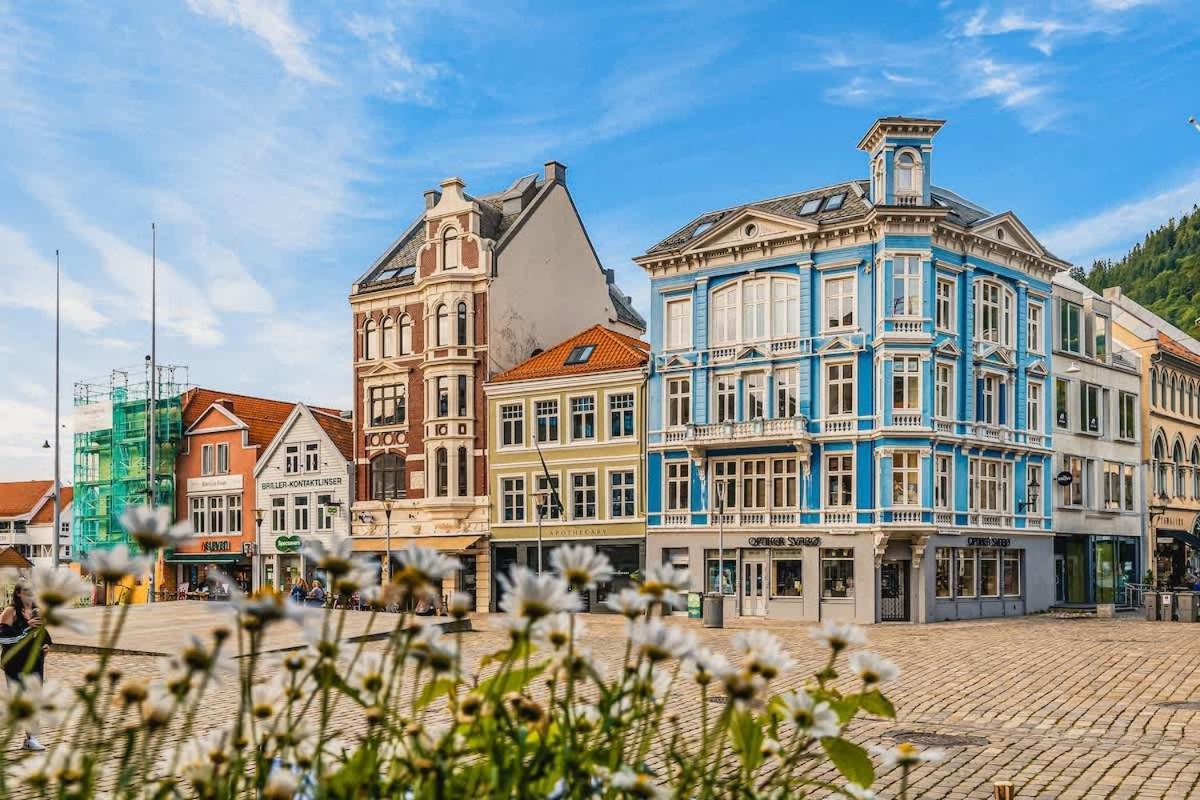 Dinbnb Apartments I 350M To Bryggen I Renovated 2023 I Quiet Top Apart Bergen Esterno foto